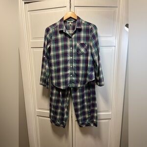 Victoria’s Secret 2PC Pajama Set Size Women’s Small/Short Multicolored Plaid